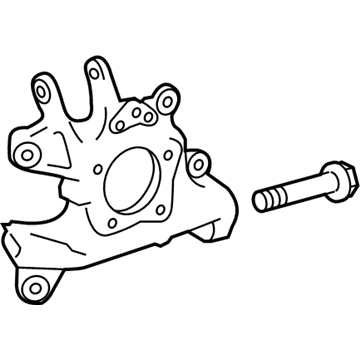 Toyota 42304-0E020 Carrier Sub-Assembly, Rear Axle, Passenger Side
