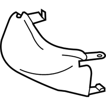 Toyota 48737-0E010 Lower Control Arm Cover, Passenger Side
