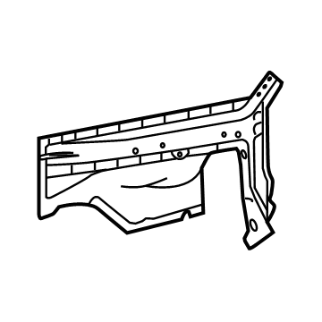 Toyota 53705-WAA01 Side Panel, Passenger Side