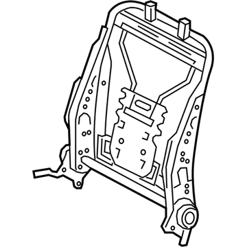Toyota 71630-0D330-C1 Seat Back Frame