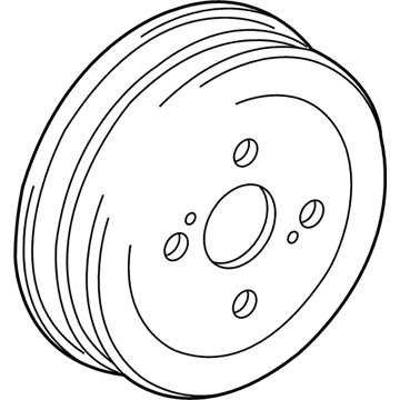 Toyota Prius C Brake Drum - 42431-52090