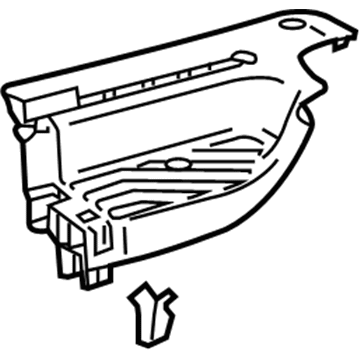 Toyota 67933-0C030-C0 Rear Sill Plate