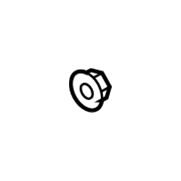 Toyota 90467-A0024 Clip(For Luggage Compartment Trim Rear Cover), Upper