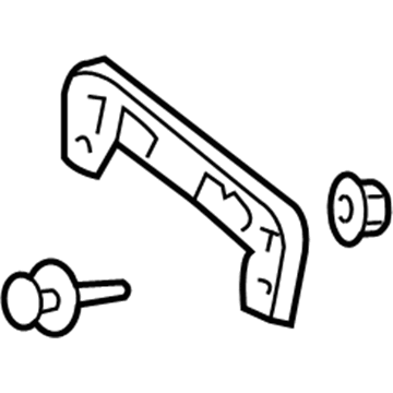 Toyota 52121-20150 License Bracket, Front