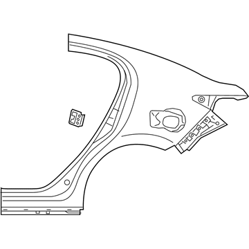Scion 61601-WB002 Quarter Panel