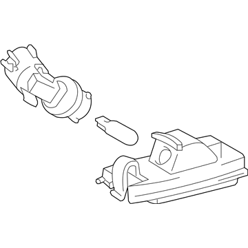 Toyota 81270-52010 License Lamp, Rear