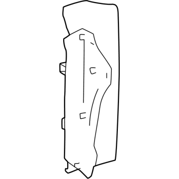 Toyota 81497-0E090 Blind Cover, Passenger Side
