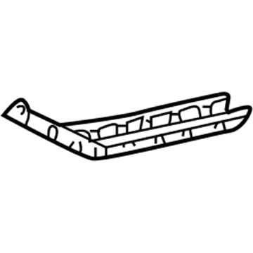 Toyota 57155-17030 Reinforcement, Passenger Side