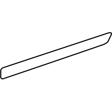 Toyota Tundra Door Moldings - 75742-0C080-D0