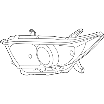 Toyota Highlander Headlight - 81130-48540