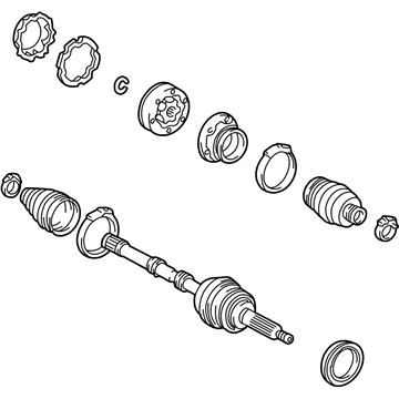 Toyota Axle Shaft - 42330-24020