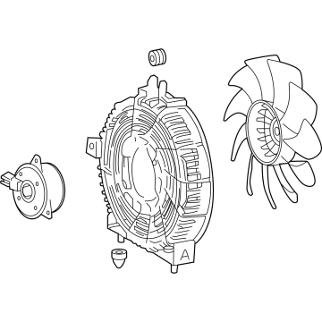 Toyota Sequoia Cooling Fan Assembly - 88590-0C050