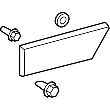 Toyota 75076-35162 Lower Cladding, Outside Driver Side