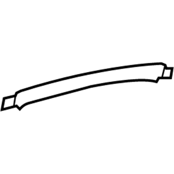 Toyota 75931-35010 Black Out Tape, Outer Upper Passenger Side