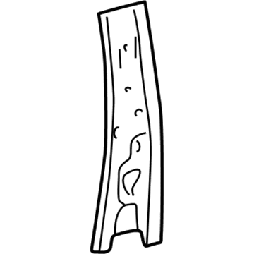 Toyota 61343-60120 Inner Pillar, Passenger Side