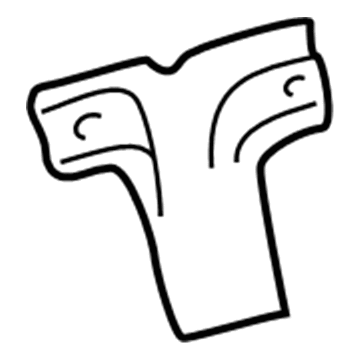 Toyota 61341-60050 Upper Pillar, Inner Passenger Side