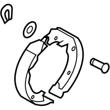 Scion Brake Shoe Set - SU003-04546