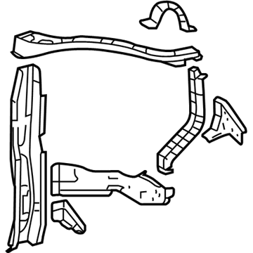 Toyota Highlander Radiator Support - 53203-0E050