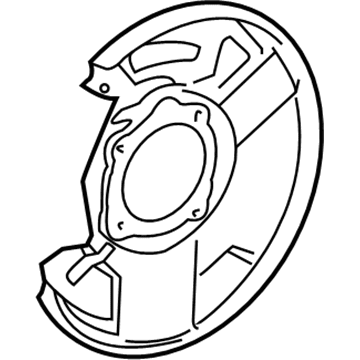 Toyota 47704-0C020 Backing Plate