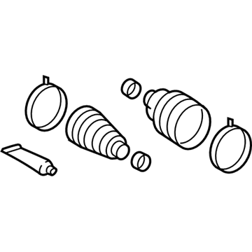 Toyota 04438-04021 Boot Kit, Front