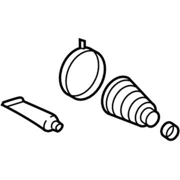 Toyota 04438-04011 Boot Kit, Front