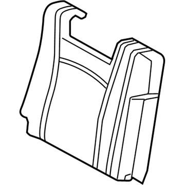 Toyota 79275-48040 Seat Back Pad