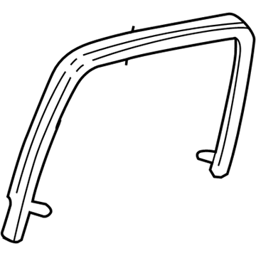 Toyota Tacoma Window Run - 68142-35030