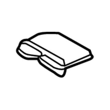 Toyota 73373-33030-A4 Seat Belt Cover, Rear