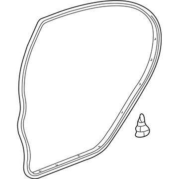 Toyota Corolla Weather Strip - 67871-02090