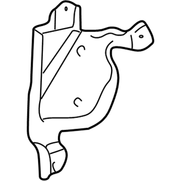 Toyota 67155-02020 Reinforcement Plate, Passenger Side