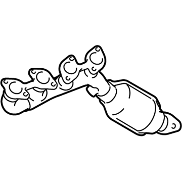 Toyota 17104-50180 Manifold Sub-Assembly, Exhaust, Passenger Side