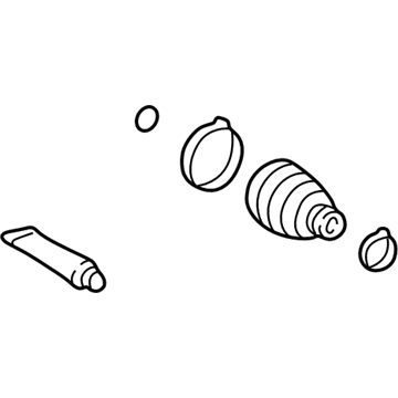 Toyota 04438-58030 Boot Kit, Front