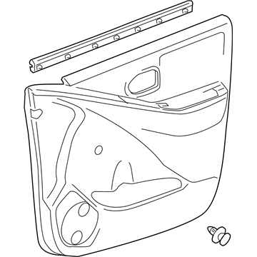 Toyota 67610-0DK20-C5 Door Trim Panel