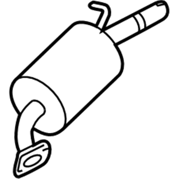 Toyota Highlander Muffler - 17430-0V070