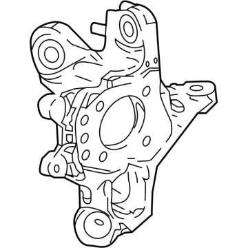 Toyota 42304-11010 Carrier Sub-Assembly, Rear Axle, Passenger Side