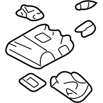 Toyota 63650-AE021-A0 Map Lamp Assembly