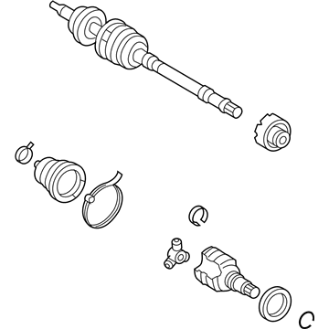 Toyota Yaris Axle Shaft - 43420-52211