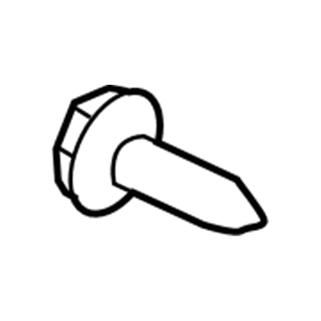 Toyota 90080-16084 Window Molding Screw, Front