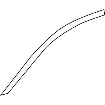 Toyota 75955-AE010 Black Out Tape, Outer Upper Passenger Side
