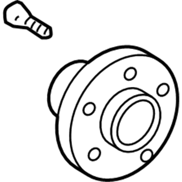Toyota 43502-28090 Hub Assembly, Front