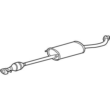 Toyota Highlander Exhaust Pipe - 17420-20420