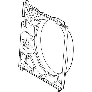 Toyota Sequoia Fan Shroud - 16711-F4010
