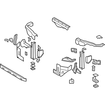 Toyota Radiator Support - 53201-60251