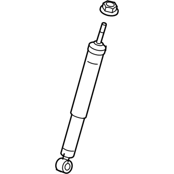 Toyota 48530-09E40 Shock Absorber, Rear Passenger Side