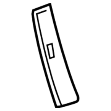 Toyota 73252-0C010-B1 Cover Plate, Gray, Passenger Side