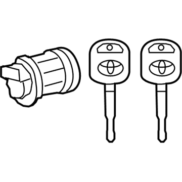Toyota 69056-06160 Cylinder & Keys