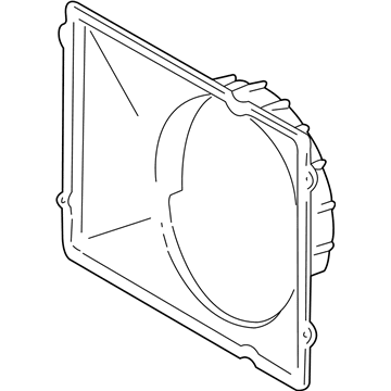 Toyota Tundra Fan Shroud - 16711-0P010