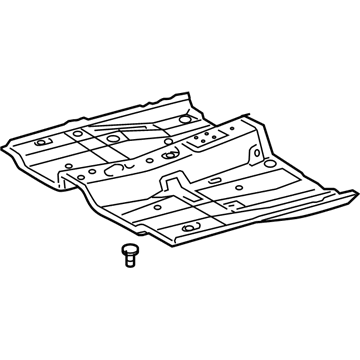 2005 Toyota MR2 Spyder Floor Pan - 58111-17051