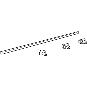 Toyota 67897-0E080 Weatherstrip, Rear