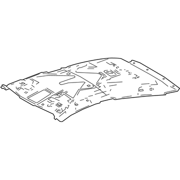 Toyota 63310-47160-B0 Headliner, Gray